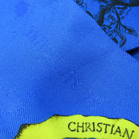 CHRISTIAN DIOR Scarf Muffler Silk Women's - Picture 9 of 10